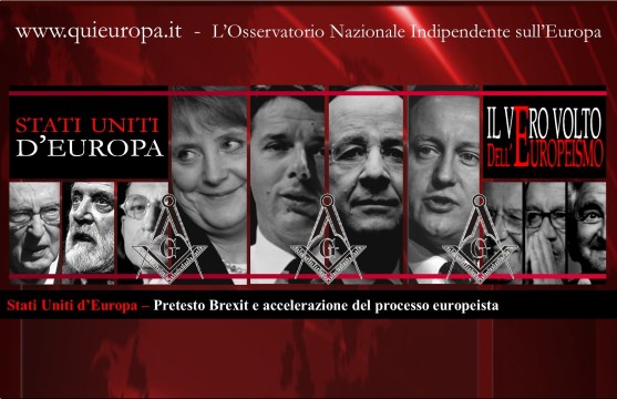 Pretesto Brexit e accelerazione del processo europeista